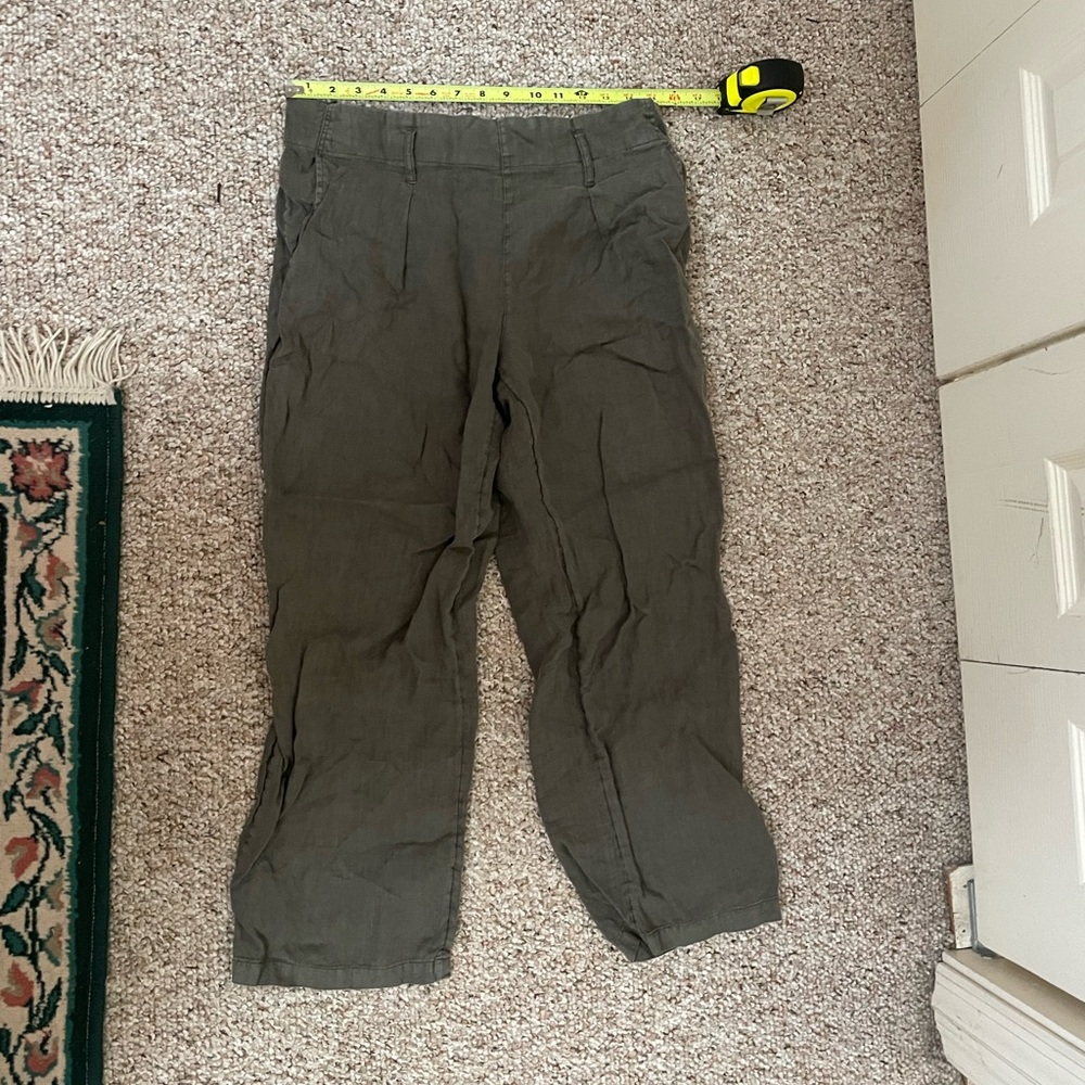 Nicole Miller Linen Pants